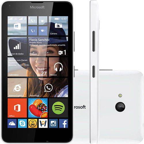 Tudo sobre 'Smartphone Microsoft Lumia 640 Dual Dtv Branco'