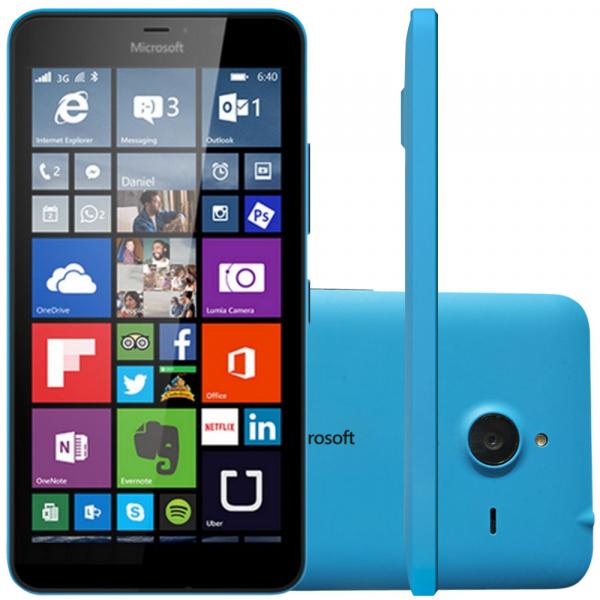 Smartphone Microsoft Lumia 640 XL Desbloqueado Tela 5,7" 3G Dual Chip Windows Phone 8.1 Azul - Microsoft