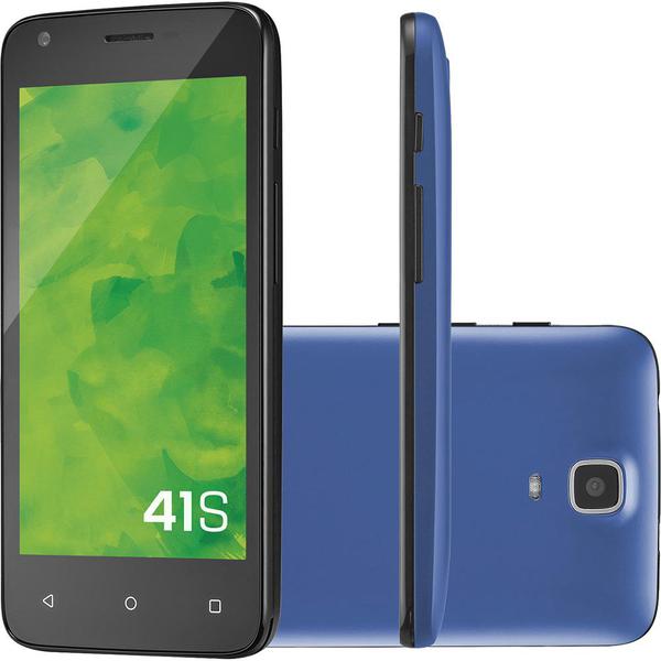 Smartphone Mirage 41s Dual Chip Tela 4,5,Câmera 5MP +3.0mp 3g Quad Core 1gb Memória Ram,Preto e Azul