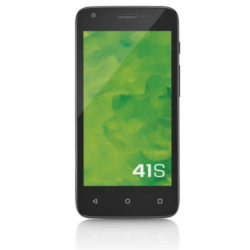Smartphone Mirage 41s 3g Quadcore 1gb Ram Dual Câmera 5mp+3mp Tela 4,5 Dual Chip Android 5.1 Preto/a