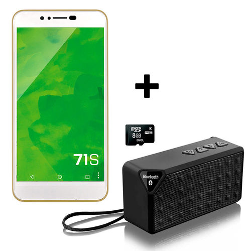 Tudo sobre 'Smartphone Mirage 71S Dual Chip 3G + Caixa de Som Bluetooth 8W RMS e SD Card 8GB'