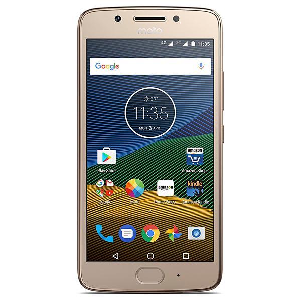 Smartphone Morotola Moto G5 XT1676 Dual SIM 16GB Tela 5.0 13MP/5MP OS 7.0 - Dourado