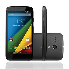 Smartphone Moto e 2ª Geração 8GB, Dual, Android, Câm. 5MP, Tela 4.5”, Wi-Fi, 3G XT1506 - Preto