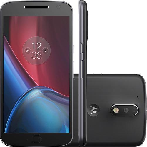 Smartphone Moto G 4 Plus, Dual Chip, Android 6.0, Tela 5.5, 32GB, Câmera 16MP, Preto - Motorola
