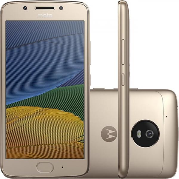 Smartphone Moto G 5 Dual Chip Android 7.0 Tela 5 32GB 4G Câmera 13MP Ouro - Motorola