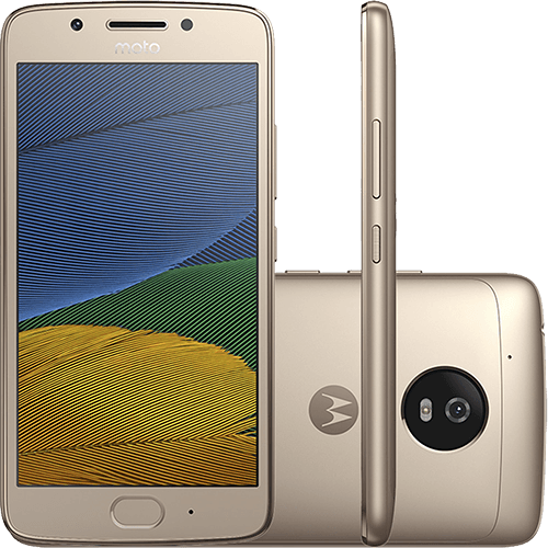 Smartphone Moto G 5 Dual Chip Android 7.0 Tela 5" 32GB 4G Câmera 13MP - Ouro
