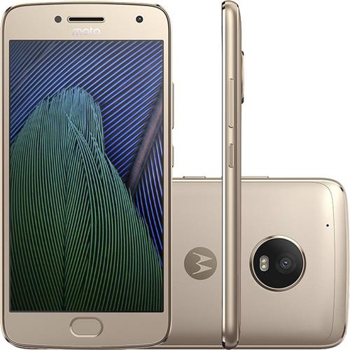 Smartphone Moto G 5 Plus Dual Chip Android 7.0 Tela 5.2" 32GB 4G Câmera 12MP - Ouro - Motorola