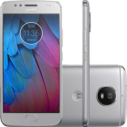 Smartphone Moto G 5S Dual Chip Android 7.0 Tela 5.2" Snapdradon 32GB 4G Wi-Fi Câmera 16MP - Prata