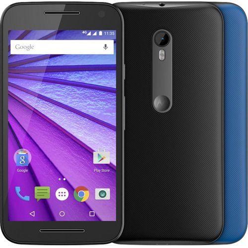 Smartphone Moto G 3ª Geração 16gb, Dual, Android, Câm. 13mp Tela 5", Chip, 4g, Wi-Fi Xt 1550- Preto