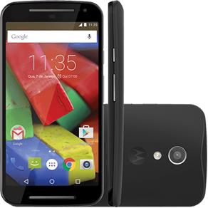 Smartphone Moto G(2ª Geração)Dual Chip Android Lollipop 5.0 Tela 5" 16GB 4G Wi-Fi Câmera 8MP-Preto - XT078