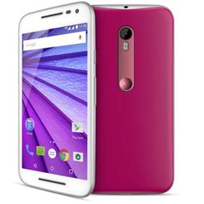 Smartphone Moto G™ (3ª Geração) Pink com Tela de 5'', Dual Chip, Android 5.1, 4G, Câmera 13MP e Processador Quad-Core de 1.4 GHz - Oi