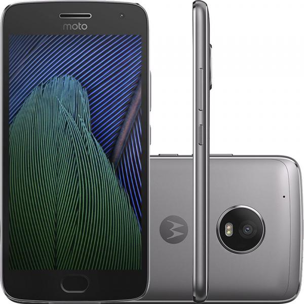 Smartphone Moto G5 Plus Platinum, Dual Chip, Android 7.0, Tela 5.2", 32GB, 4G, Câmera 12MP - Motorola