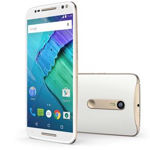 Smartphone Moto X Style 32GB XT1572 Branco/Dourado com Tela de 5.7'', Dual Chip, Android 5.1, 4G, Câmera 21MP e Processador Qualcomm Hexa-Core