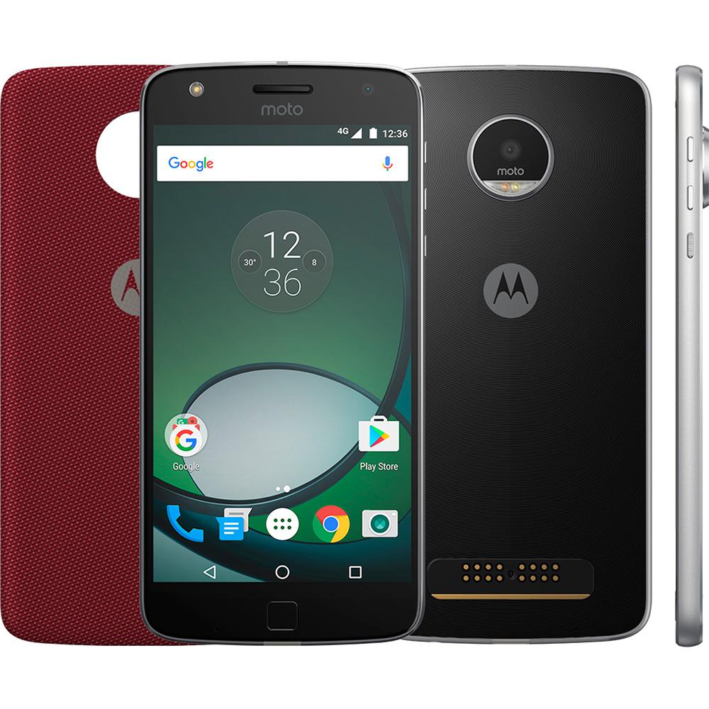 Smartphone Moto Z Play Dual Chip Android 6.0 Tela 5.5" 32GB Câmera 16MP - Preto