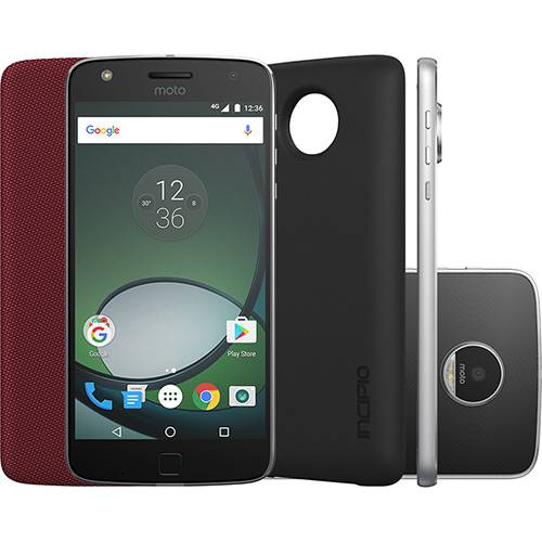 Smartphone Moto Z Play Power Edition Dual Chip Android 6.0 Tela 5.5" 32GB Câmera 16MP - Preto