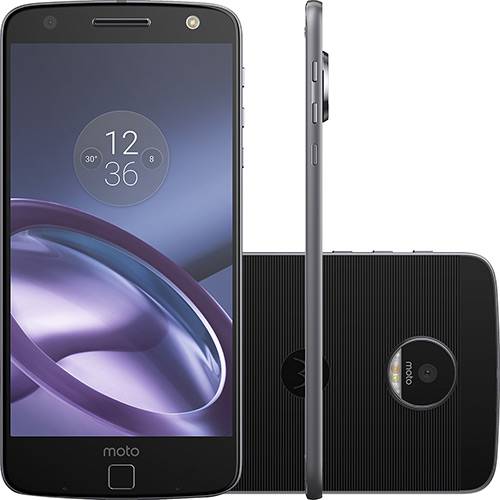 Smartphone Moto Z Power & Camera Edition Dual Chip Android 6.0 Tela 5.5" 64GB Câmera 13MP - Preto