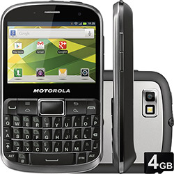 Smartphone Motorola Defy Pro XT560 Prata Android 3G Desbloqueado - Câmera 5MP Wi-Fi GPS
