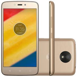 Smartphone Motorola Moto C Plus XT1723 Dual SIM 16GB Tela 5.0 8MP/2MP- Dourado