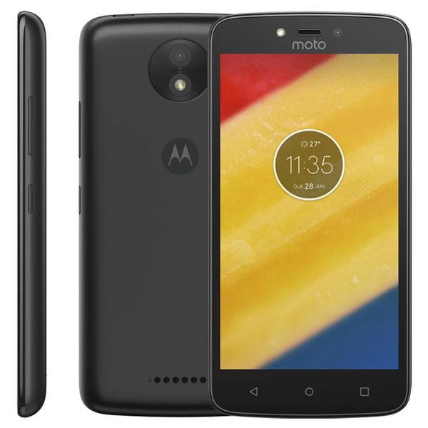 Smartphone Motorola Moto C Plus XT1726, 16GB, 5, Android 7.0, 8MP - Preto