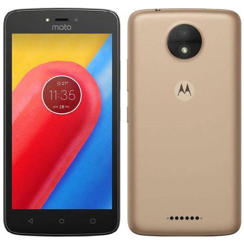 Smartphone Motorola Moto C Xt1754 5.0" 16gb 5mp+2mp Dourado