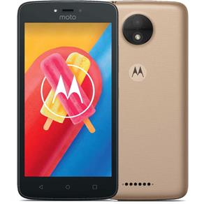 Smartphone Motorola Moto C XT1754 Dual Sim 16GB Cam.5MP+2MP Flash Frontal Dourado