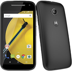 Smartphone Motorola Moto e (2ª Geração) Dual Chip Android 5.0 Tela 4.5" 8GB 4G Câmera 5MP - Preto