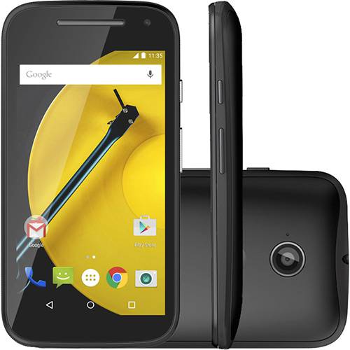 Tudo sobre 'Smartphone Motorola Moto e 2ª Geração Tim Desbloqueado Android 5.0 Tela 4.5" 8GB 4G Wi-Fi Câmera 5MP - Preto'