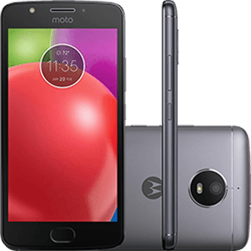 Smartphone Motorola Moto E4 Dual Chip Android 7.1.1 Nougat Tela 5" Quad-Core 1.3GHz 16GB 4G Câmera 8MP - Titanium