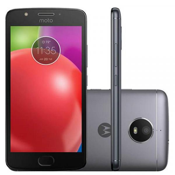 Smartphone Motorola Moto E4 16GB Preto com Capa Titanium