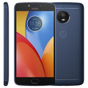 Smartphone Motorola Moto E4 Plus Azul Safira 16GB, Tela 5.5``, Dual Chip, Android 7.1, Bateria 5.000 MAh, Câmera 13MP, Processador Quad-Core e 2GB RAM