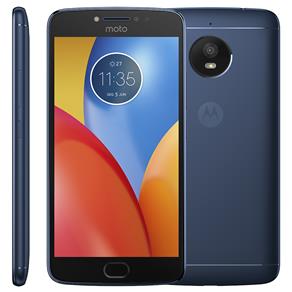 Smartphone Motorola Moto E4 Plus Azul Safira 16GB, Tela 5.5'', Dual Chip, Android 7.1, Bateria 5.000 MAh, Câmera 13MP, Processador Quad-Core e 2GB RAM