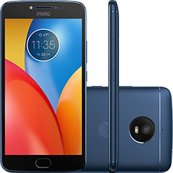 Smartphone Motorola Moto E4 Plus Dual Chip Android 7.1.1 Nougat Tela 5.5" Quad-Core 1.3GHz 16GB 4G Câmera 13MP - Azul Safira