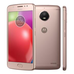 Smartphone Motorola Moto E4 XT1763 Rose com 16GB, Tela 5'', Dual Chip, Android 7.1, 4G, Câmera 8MP, Processador Quad-Core e 2GB de RAM
