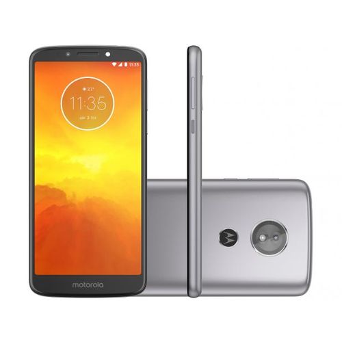 Smartphone Motorola Moto E5 16gb Dual Chip Android Oreo 8.0 Tela 5.7 Quad-core 1.4 Ghz 4g Câmera 13mp Platinum