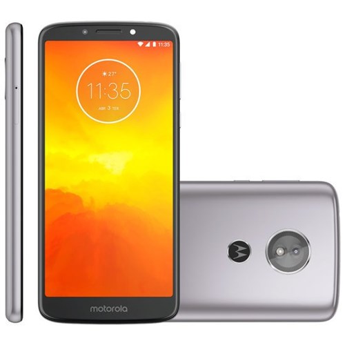 Smartphone Motorola Moto E5, 32GB, Dual Chip, 13MP, 4G, Platinum - XT1944