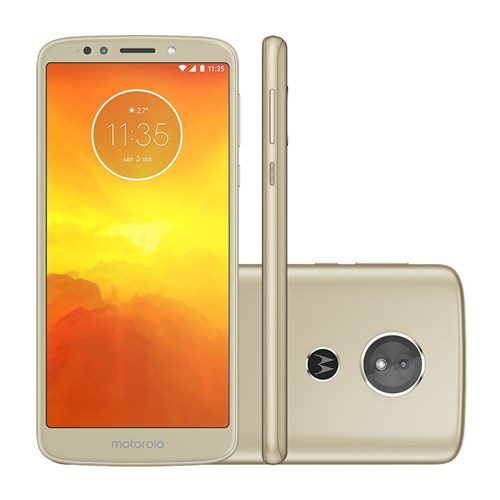 Smartphone Motorola Moto E5, Ouro, Xt1944, Tela de 5.7, 16Gb, 13Mp