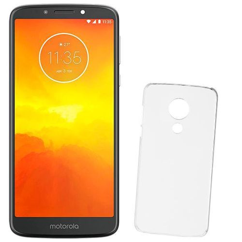 Smartphone Motorola Moto E5 Plus XT1924-1 Dual SIM 16GB Tela Max Vision de 6.0” 12MP/5MP OS 8.0 - Cinz