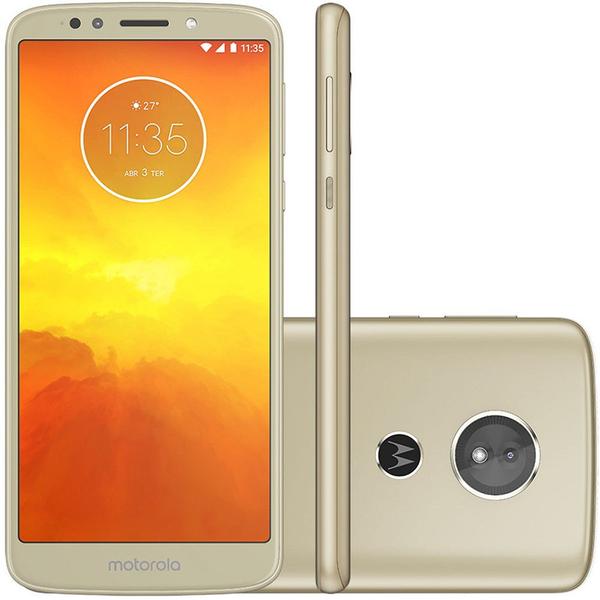 Smartphone Motorola Moto E5 XT1944, 16GB, Dual Chip, 4G, Android 8.0, Câm 13 MP, Tela 5.7'', Wi-Fi Dourado