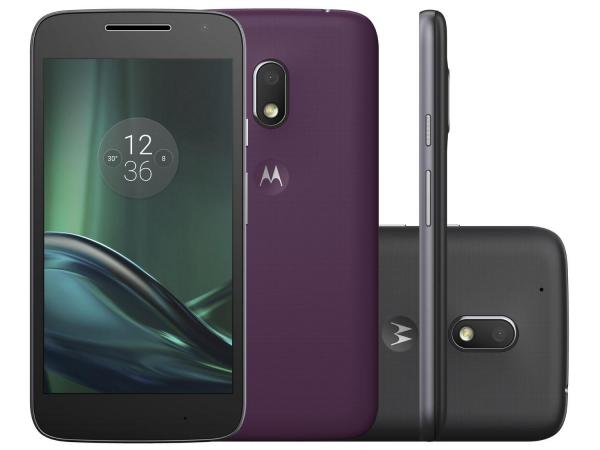 Smartphone Motorola Moto G 4ª Geração Play DTV - 16GB Preto Dual Chip 4G Câm. 8MP + Selfie 5MP