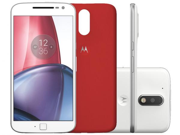 Tudo sobre 'Smartphone Motorola Moto G 4ª Geração Plus 32GB - Branco Dual Chip 4G Câm. 16MP + Selfie 5MP'