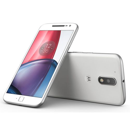 Smartphone Motorola Moto G 4 Plus 32gb Dual Chip Xt1640 4g Tela 5.5 Android 6.0 Câmera 16mp Branco