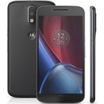 Smartphone Motorola Moto G 4 Plus XT1640 32GB, Dual Chip, 4G, Android, Câm 16MP, Tela 5.5'', Wi Fi Preto