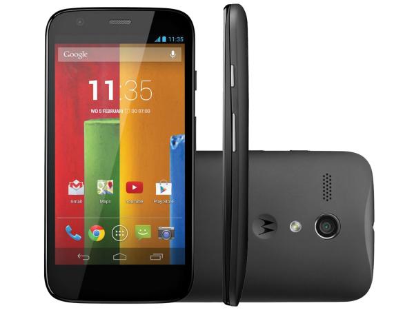 Tudo sobre 'Smartphone Motorola Moto G 8G Dual Chip 3G - Câm. 5MP Tela 4.5” HD Proc. Quad Core Android 4.3'