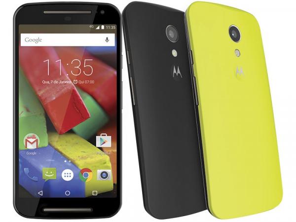 Tudo sobre 'Smartphone Motorola Moto G Colors 2ª Geração 16GB - Preto Dual Chip 4G Câm. 8MP Tela 5” Desbl. Claro'