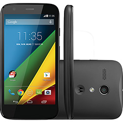 Smartphone Motorola Moto G com 4G Desbloqueado Android 4.4 Tela 4.5" 8GB 4G Wi-Fi Câmera 5MP - Preto