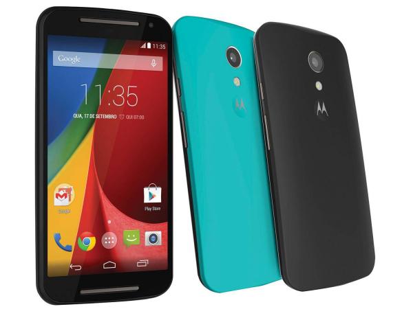 Tudo sobre 'Smartphone Motorola Moto G DTV Colors 2ª Geração - 16GB Dual Chip 3G Câm. 8MP Tela 5” Proc. Quad Core'