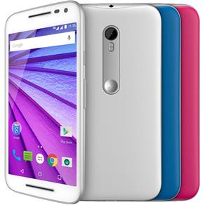 Smartphone Motorola Moto G 3° Geraçã", 4G TV Digital Android 5.1 Quad Core 1.4GHz 16GB Camêra 13MP Tela 5", Branco
