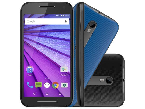 Smartphone Motorola Moto G 3ª Geração Colors 16GB - Dual Chip 4G Câm. 13MP + Selfie 5MP Desbl. Claro