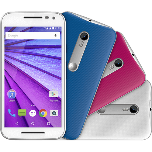 Tudo sobre 'Smartphone Motorola Moto G (3ª Geração) Colors HDTV Dual Chip Android 5.1 Tela 5" 16GB 4G Câmera 13MP - Branco + 2 Capas'