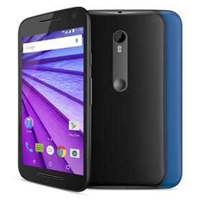 Smartphone Motorola Moto G (3ª Geração) Colors XT1543 Preto 16GB, Tela de 5'', Dual Chip, Android 5.1, 4G, Câmera 13MP e Processador Quad-Core 1.4 GHz